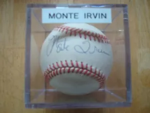 Monte Irvin Autographed Baseball 1973 HOF - Picture 1 of 2