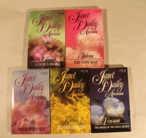 Americana 13, 14, 15, 17 & 18 Romance Lot by Janet Dailey - A Lyon's Share - Picture 1 of 4