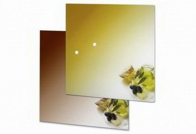 Glas Magnet Tafel OLIVE braun 35x35cm Magnete Stift Memoboard Pinnwand Wandboard - Bild 1 von 1