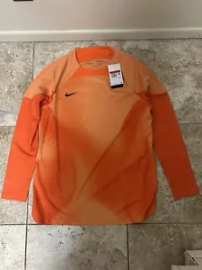 Nike Gardien 4 DriFit ADV GK Jersey Orange DH7977-819 S 6310 New With $82 Tag - Picture 1 of 3