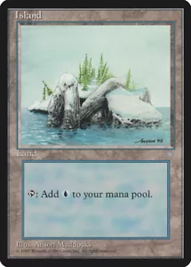 Magic The Gathering Island B - Ice Age #370 - Imagen 1 de 1