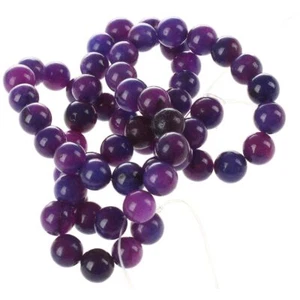 Sugilite gemstone round beads 6mm X1R68673 - Picture 1 of 4