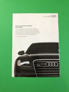 2011 2012 AUDI A8 A 8 VINTAGE ORIGINAL PRINT AD ADVERTISEMENT PRINTED - Bild 1 von 1