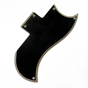 Golpeador biselado ancho negro/crema vintage preciso de 5 capas para Gibson SG 1961-1963 - Imagen 1 de 9