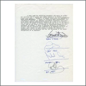 Culture Club Signed Agreement Page - Imagen 1 de 1