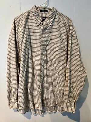 Camisa de vestir Ralph Lauren de manga larga Oxford calce clásico a cuadros XL para hombre Foto 1 de 4