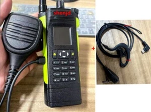 APX-8000 Walkie Talkie Radio VHF UHF Dual PTT z mikrofonem ręcznym / słuchawką - Zdjęcie 1 z 25