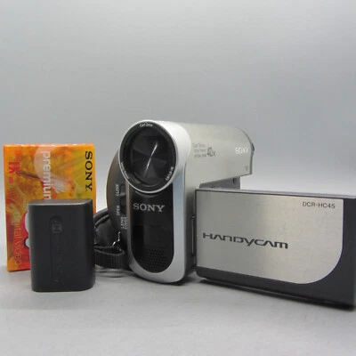 Sony Handycam DCR-HC45E Handheld MiniDV Camcorder Silver Tested - Image 1 of 4