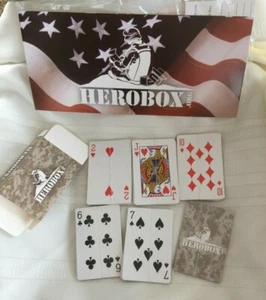 2 DECKS Playing Cards Face Cards Poker Cards Camouflage HeroBox New Collectible - Picture 1 of 3