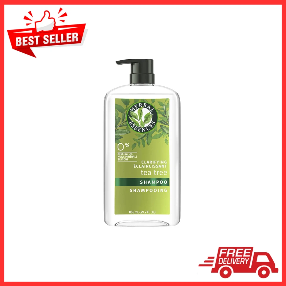 2pk Herbal Essences Clarifying Shampoo for All Hair Types, Tea Tree, 29.2 fl oz - Image 1 of 4