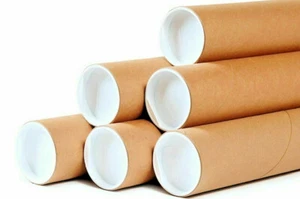24 - 3 x 26" Kraft Tubes Poster Document Graphics Mailing Shipping Packing - Picture 1 of 2