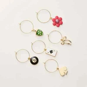 NWT Kate Spade New York x Target - Mixed Novelty Wine Charms LIMITED EDITION - Picture 1 of 3