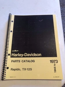 1968 HARLEY AERMACCHI RAPIDO 125CC PARTS CATALOG 99450-73A - Bild 1 von 4