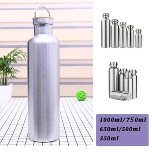 350-1000ml Edelstahl Vakuumisolierte Wasserflasche Doppelwandig Tragbar - Bild 1 von 14
