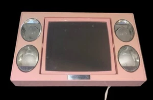 Vintage Spiegel Go Lightly Petite Pink beidseitig beleuchtet Schminkspiegel lesen - Bild 1 von 20