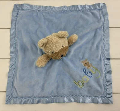 Manta de seguridad Lovey de felpa "BABY" de oso de peluche Carter's Child of Mine Foto 1 de 4