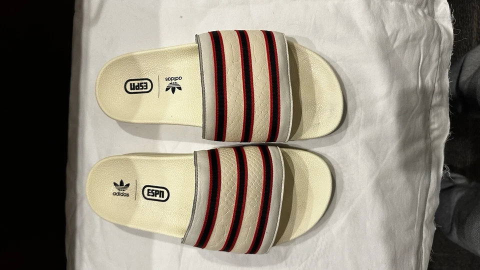 Adidas Adilette ESPN 1979 Mens Sport Sandals Slides Flip Flops Size 8 GZ1077 - Image 1 of 4