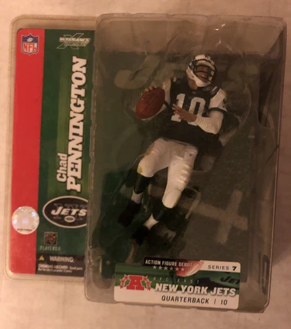 Chad Pennington New York Jets McFarlane Series 7 Figure New 2003 Green Variant Cover