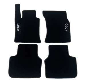 Car Floor Mats Velour For Jaguar XF Waterproof Black Carpet Rugs Auto Liners - Picture 1 of 11