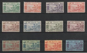 NUOVE HEBRIDI NEW HEBRIDES 1938 VEDUTE 12 VAL MLH MF96703 - Imagen 1 de 2
