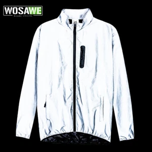 WOSAWE Herren Radjacke reflektierend wasserdicht winddicht MTB Fahrrad Ride Weste - Bild 1 von 14