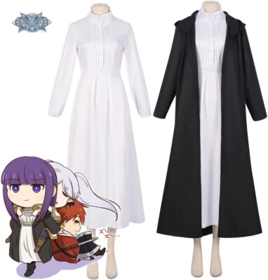 Peruca fantasia cosplay samambaia Frieren Beyond Journey's End roupas de festa de Halloween - Imagem 1 de 4