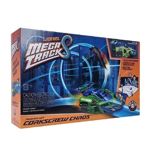 Lionel Mega Train Track, Customizable Race track, Corkscrew Chaos GREEN Car - Picture 1 of 11