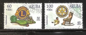 Aruba  Nr  211/212  Gestempeld.      - Picture 1 of 1