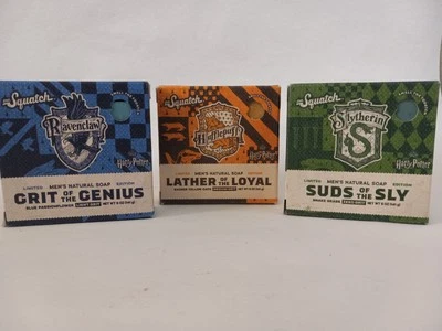 Dr. Squatch Bar Soap Harry Potter Hufflepuff/Slytherin/Ravenclaw Limited Edition