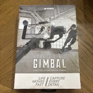 NORTH 3-Axis Smartphone Video Stabilization Gimbal Stabilizing Gimbal, Black - Picture 1 of 6