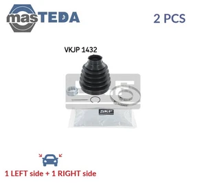 VKJP 1432 CV JOINT BOOT KIT PAIR WHEEL SIDE FRONT SKF 2PCS FOR PEUGEOT 406,307 - Picture 1 of 4