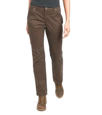 Pantalones cargo de senderismo Kuhl Ryder mujer talla 0/28 X 32 marrón espresso calce relajado nuevos con etiquetas Foto 1 de 4