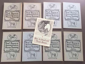 Prof. Berry's Illustrated Course in Horse Training 1944 Juego Completo de 8 Bayas - Imagen 1 de 10