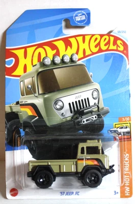 Hot Wheels 2024 HW Hot Trucks 3/10 '57 Jeep FC 68/250 bronceado sellado de fábrica Foto 1 de 2