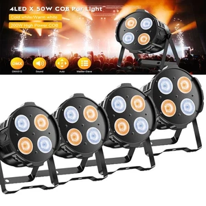 200W COB Par Lights DMX Stage DJ Church Birthday Party Cool and Warm White - Picture 1 of 17