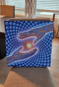 Alex Grey Canvas Print Psychedelic Healing Numbered /100 Signed Dobbs COA Framed - Picture 1 of 6