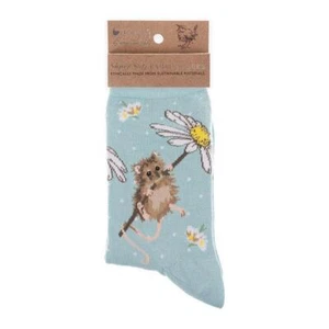 Wrendale Designs "Oops a Daisy" Mouse Socks - Picture 1 of 5