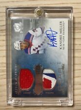 K'Andre Miller 2020-21 Upper Deck The Cup /24 on card player worn NY Rangers