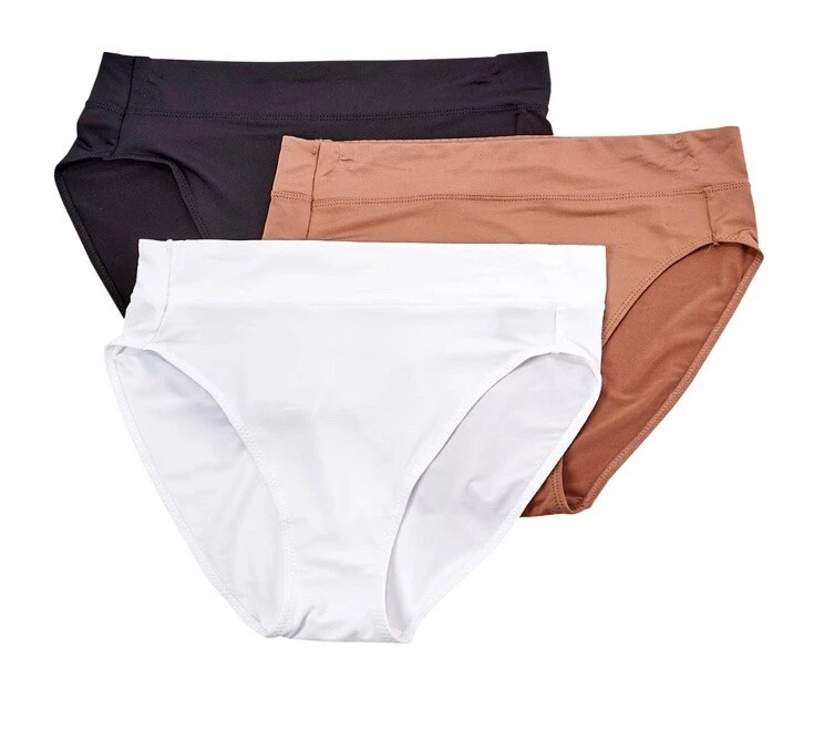 NWT Three Pair Women’s 2X Rene Rofe Hi-Cut Panties Muffin Top Smoothing - Image 1 of 1