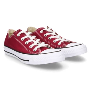 Converse All Star Ox Chuck Taylor Low Unisex Trainers Maroon Adults Canvas Shoes