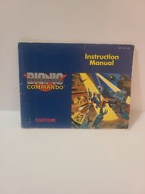 MANUAL ONLY Bionic Commando (Nintendo Entertainment System, 1988) NES