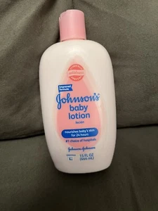 Neu Johnson & Johnson Baby Lotion 15oz eingestellt 24 Stunden Feuchtigkeitscreme versiegelt - Bild 1 von 9