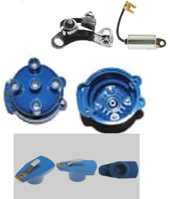 1974 FORD Pinto FORD Mustang II 2.3L 140 DISTRIBUTOR CAP ROTOR POINTS CONDENSER - Image 1 of 4