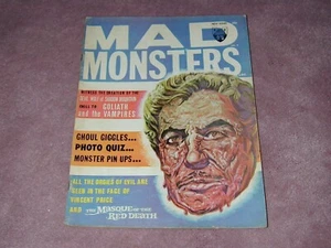 MAD MONSTERS magazine # 9 by Charlton, from 1960's - Picture 1 of 3