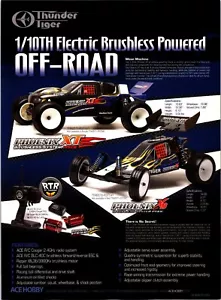 Thunder Tiger Mean Machine Impreso Anuncio Arte de Pared Decoración1/10 Phoenix XT Eléctrico - Imagen 1 de 1