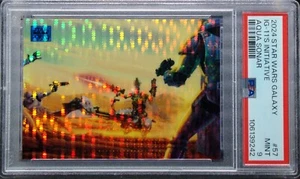 2024 Star Wars Galaxy IG-11's Initiative #57 PSA 9 Mint Aqua Sonar Refractor - Picture 1 of 3