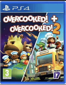 Overcooked! + Overcooked! 2 (PlayStation 4 PS4) - NEW & SEALED
