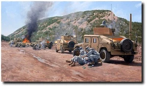 Catamounts in the Heat of the Battle de Larry Selman - Libertad duradera - - Imagen 1 de 1