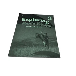 Abeka Exploring God's World 3 Teacher Answer Key 3rd Grade Homeschool Book - Picture 1 of 13