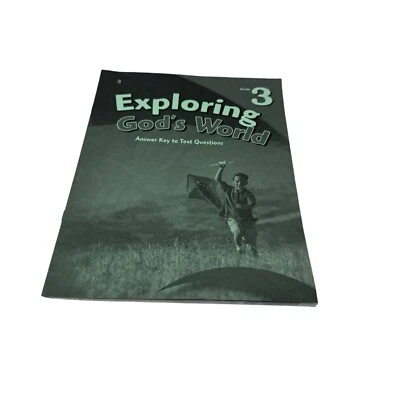 Abeka Exploring God's World 3 Teacher Answer Key 3rd Grade Homeschool Book - Image 1 of 4